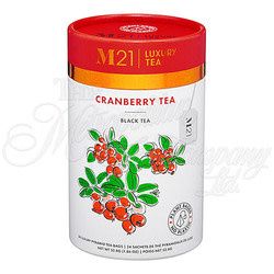 METROPOLITAN TEA M21 SERIES CRANBERRY BLACK 24 BAGS