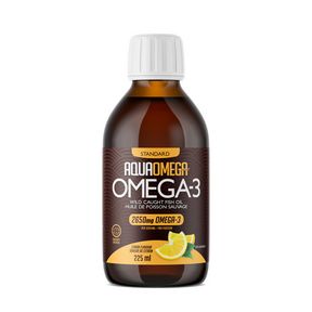 AQUAOMEGA STANDARD EPA 3X LEMON 225ML