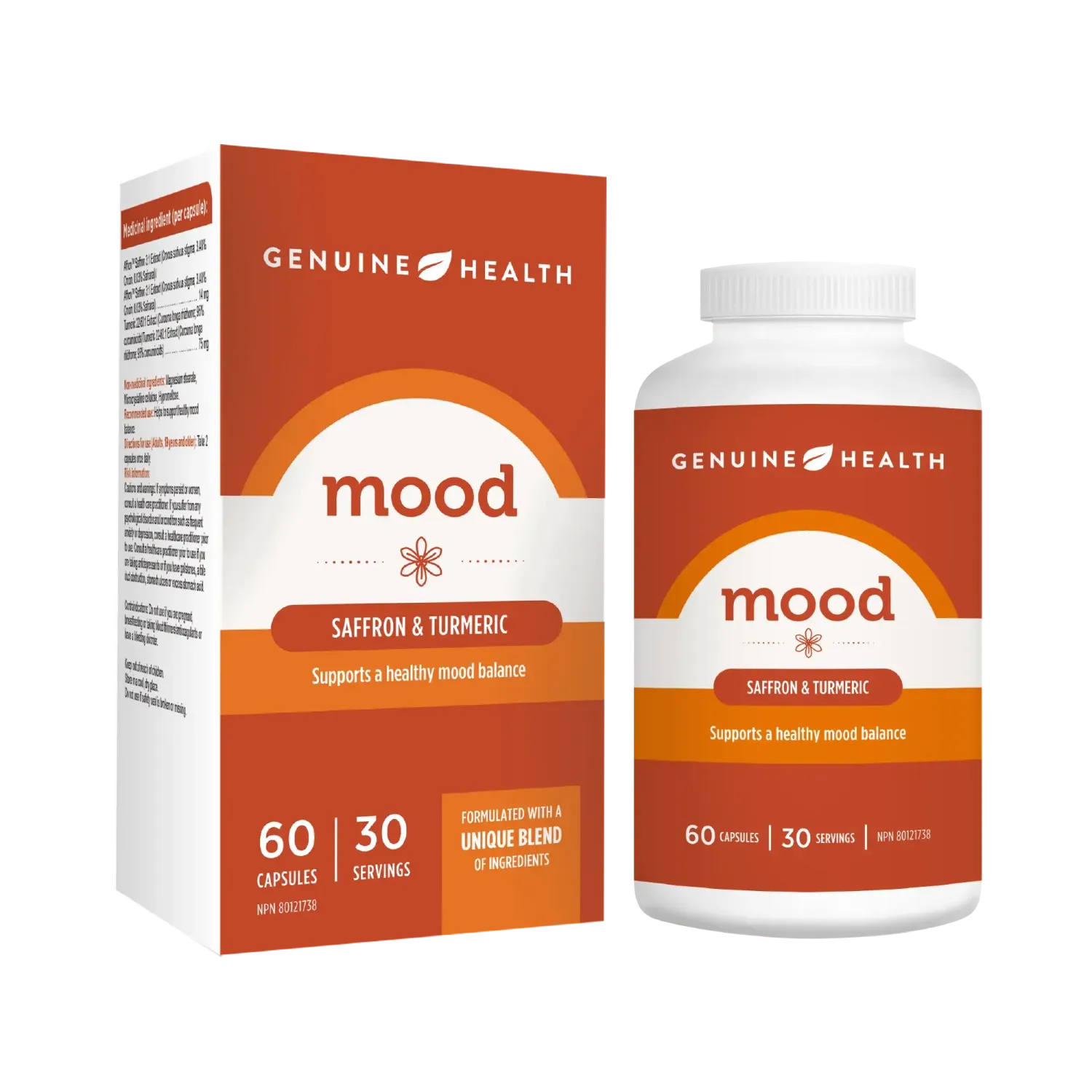 GENUINE HEALTH SAFFRON MOOD 60 CAPS