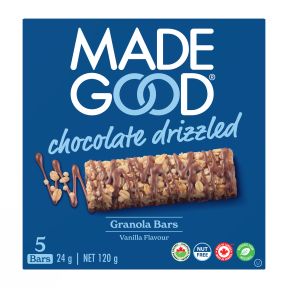 MADE GOOD CHOCOLATE DRIZZLED GRANOLA BAR -VANILLA  (5 BARS/24G)