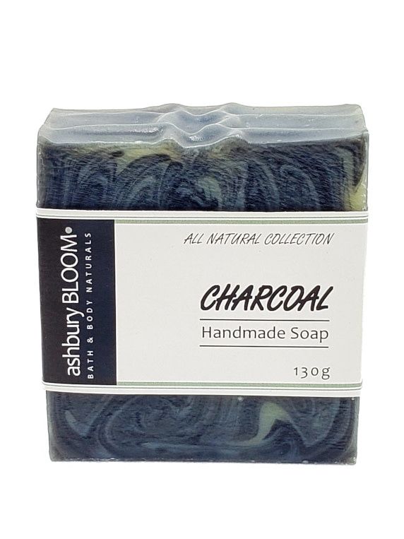 ASHBURY BLOOM SOAP CHARCOAL HANDMADE 130G