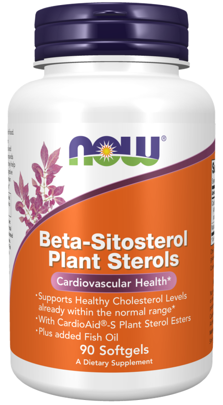 NOW BETA SITOSTEROL W/FISH OIL 90 SOFTGELS