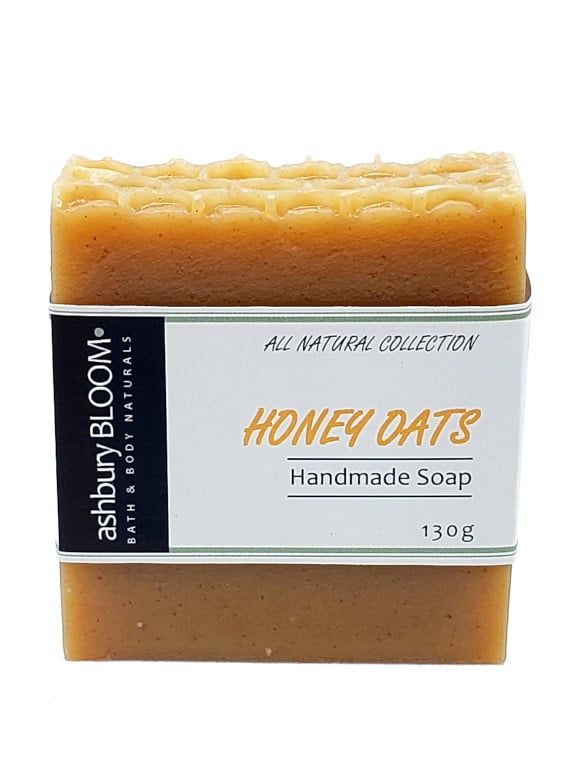 ASHBURY BLOOM SOAP HONEY OATS HANDMADE 130G