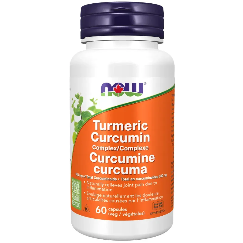 NOW TURMERIC CURCUMIN COMPLEX 60 CAPS
