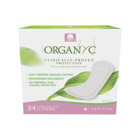 ORGANYC LINERS - LIGHT FLOW 24CT (FOLDED)