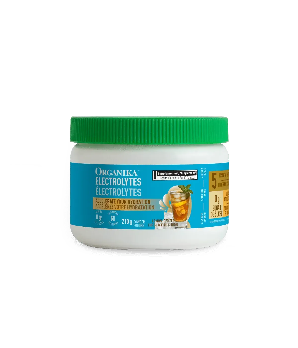 ORGANIKA ELECTROLYTES LEMON ICED TEA 210G