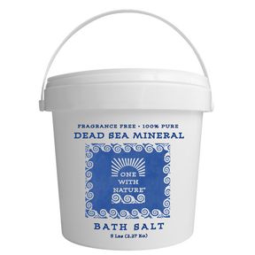 ONE WITH NATURE FRAGRANCE FREE MINERAL BATH SALT 2kg