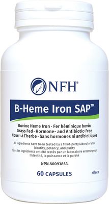 NFH B-HEME IRON SAP 60 CAPS NFH B-HEME IRON SAP 60 CAPS