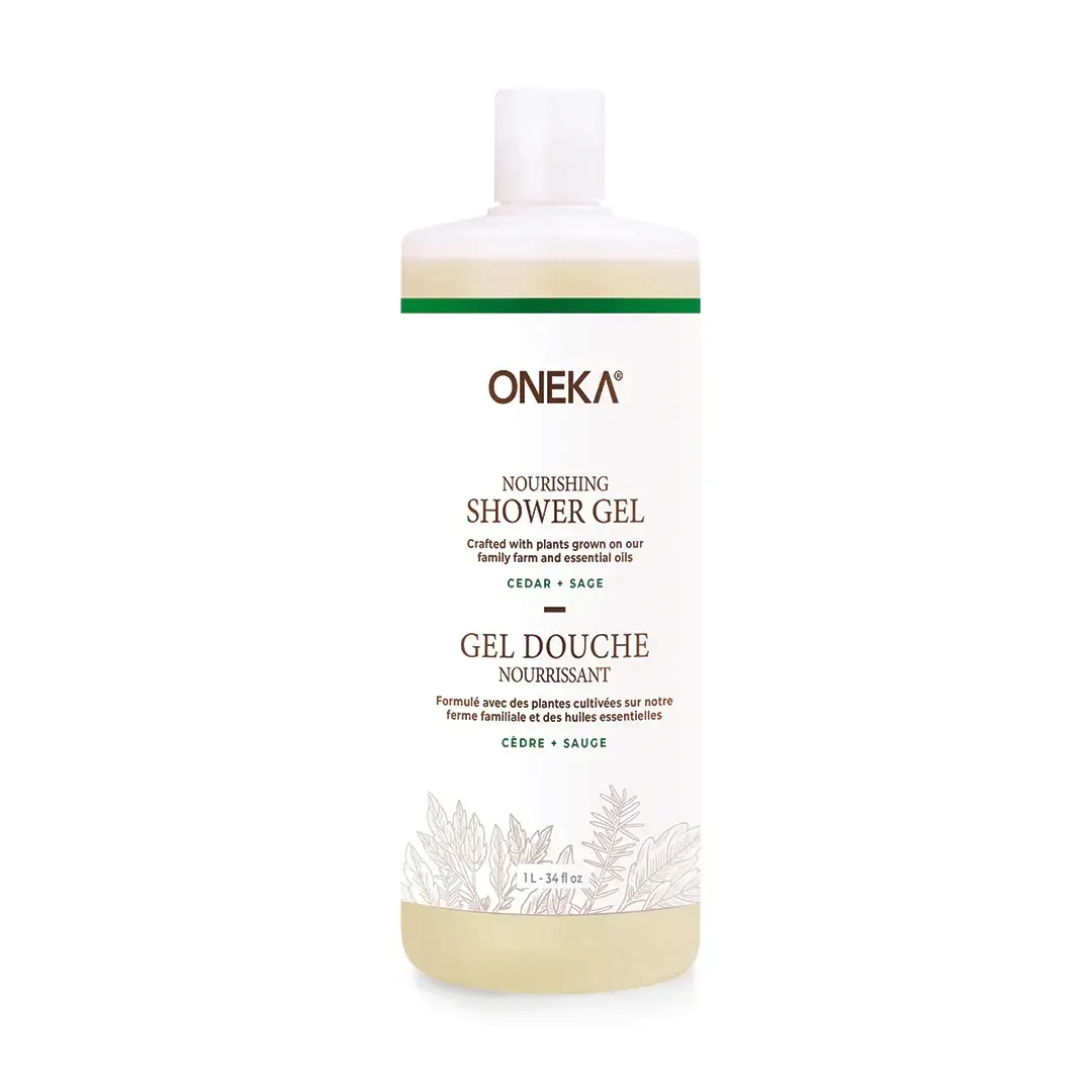 ONEKA SHOWER GEL CEDAR &amp; SAGE 1L