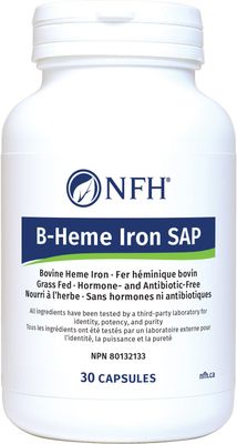 NFH B-HEME IRON SAP 30 CAPS NFH B-HEME IRON SAP 30 CAPS