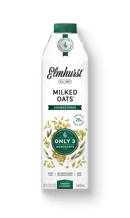 ELMHURST UNSWEETENED OAT MILK 946ML