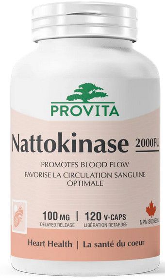 PROVITA NATTOKINASE 2000FU, 120 VEG CAPS