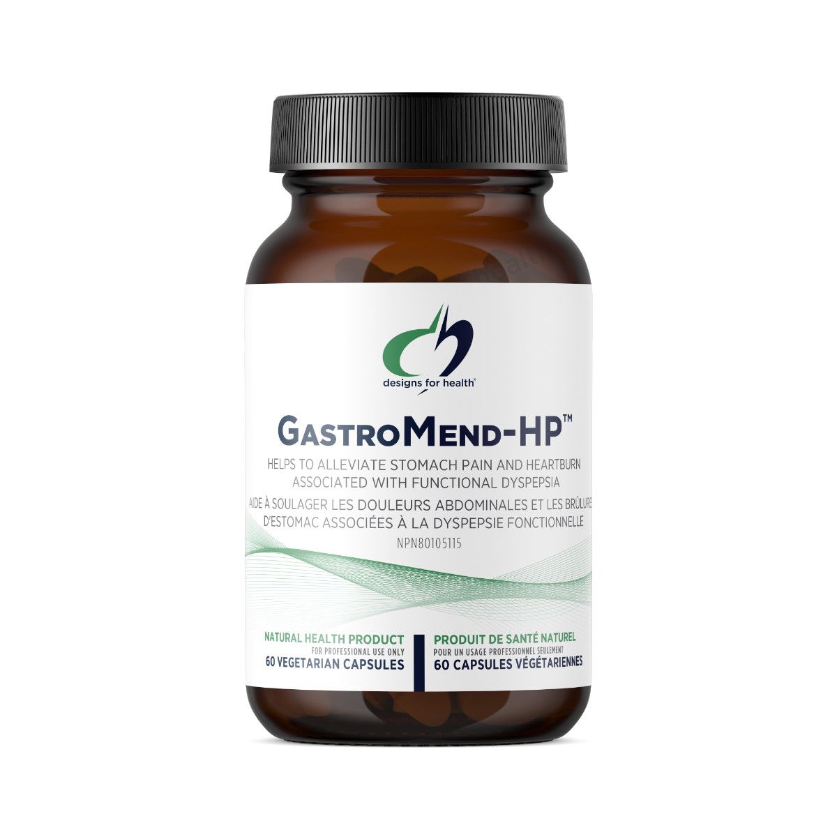 DESIGNS FOR HEALTH GASTROMEND-HP 60 VEGICAPS