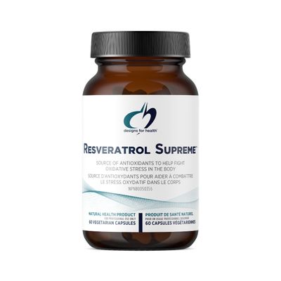 DESIGNS FOR HEALTH RESVERATROL SUPREME 60 VEGICAPS
