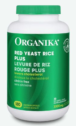 ORGANIKA RED YEAST RICE PLUS 180 CAPS