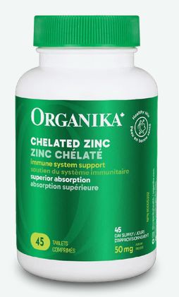 ORGANIKA ZINC CHELATED 50MG 45 TABS