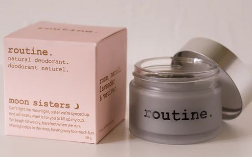 ROUTINE MOON SISTERS DEODORANT 58G (MAGNESIUM &amp; CHARCOAL)