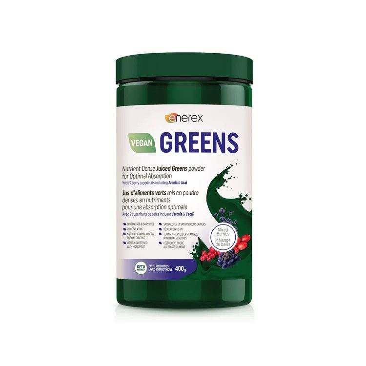 ENEREX GREENS MIXED BERRIES (VEGAN) 400G