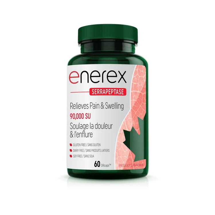 ENEREX SERRAPEPTASE 90,000 SU 60 DELAYED RELEASE CAPS