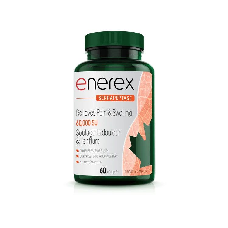 ENEREX SERRAPEPTASE 60,000 SU 60 DELAYED RELEASE CAPS