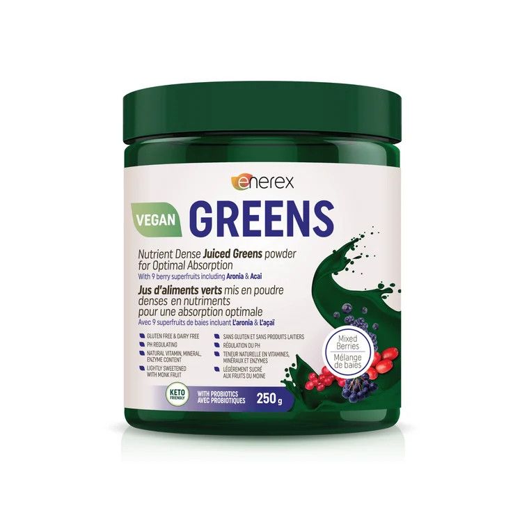 ENEREX GREENS MIXED BERRIES (VEGAN) 250G