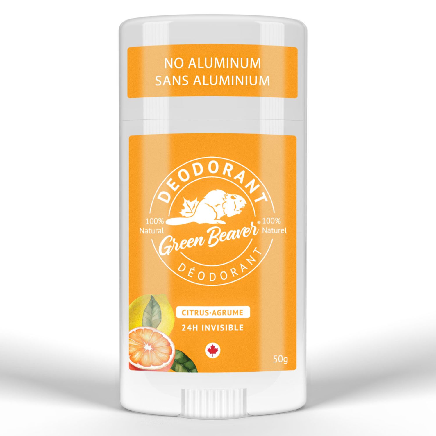 GREEN BEAVER DEODORANT - CITRUS - 50G