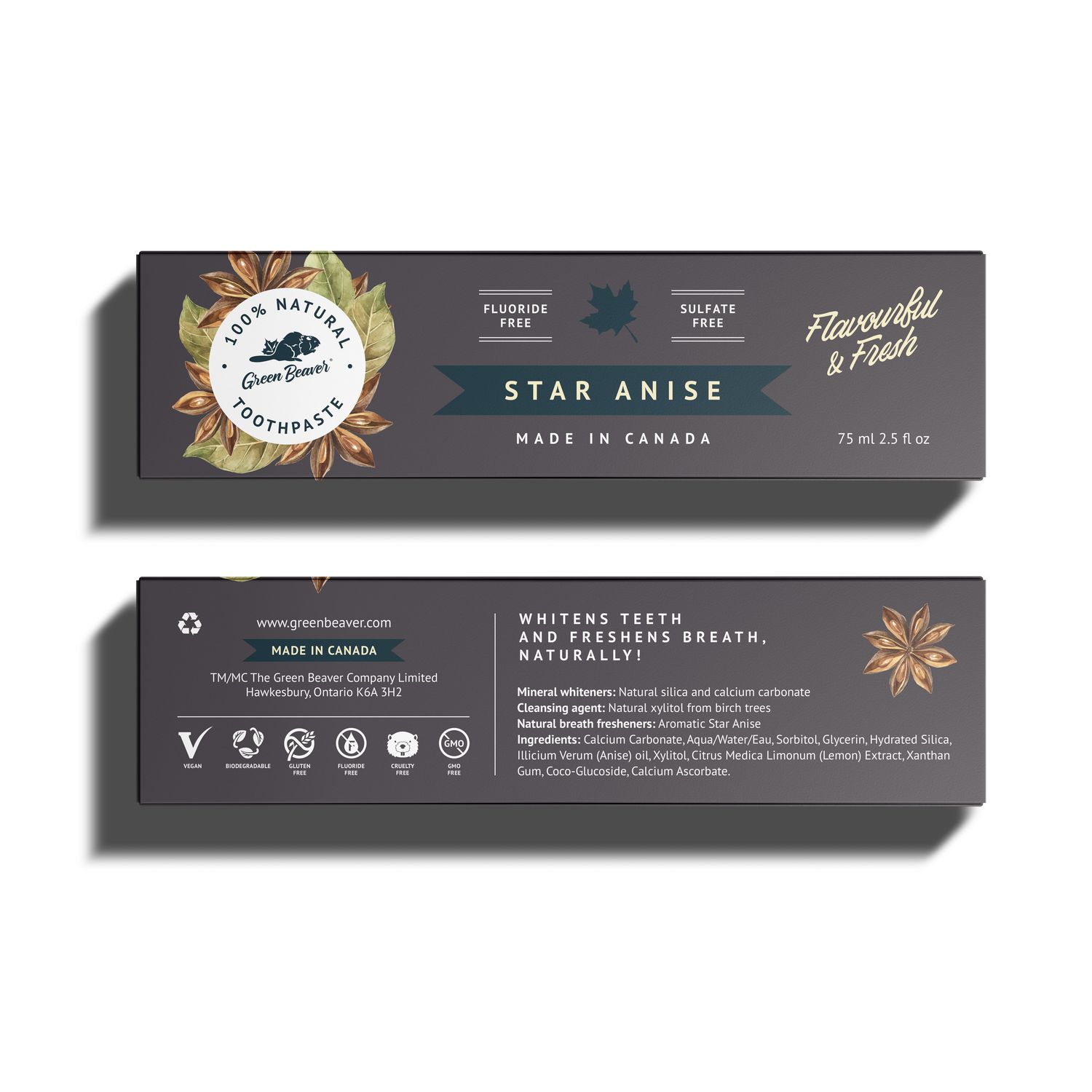 GREEN BEAVER TOOTHPASTE - STAR ANISE - 75ML