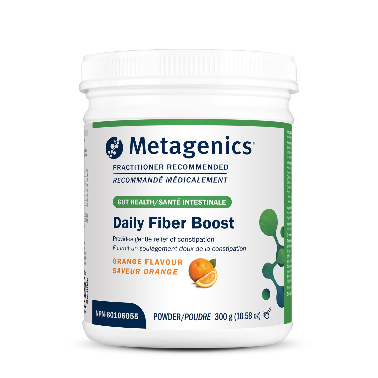 METAGENICS DAILY FIBER BOOST ORANGE (PREV. HERBULK) 30 SERVINGS 249G
