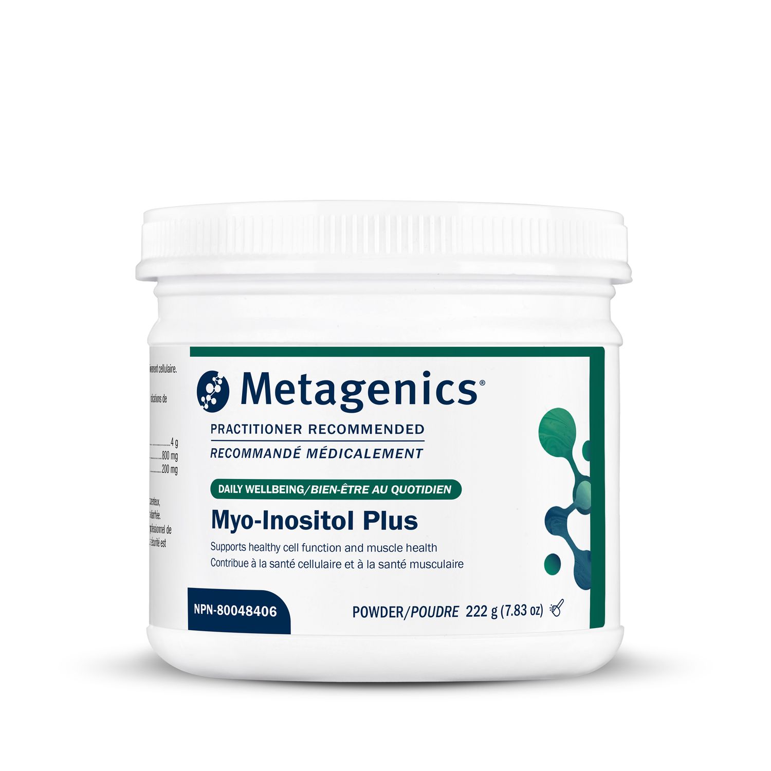 METAGENICS MYO-INOSITOL PLUS (PREV. CENITOL) 222G