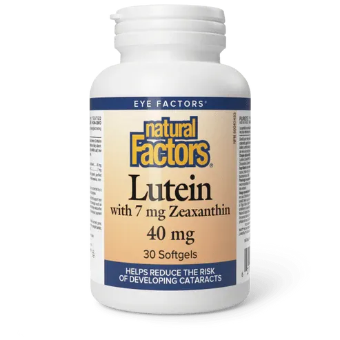 NATURAL FACTORS LUTEIN 40MG 30 CAPS