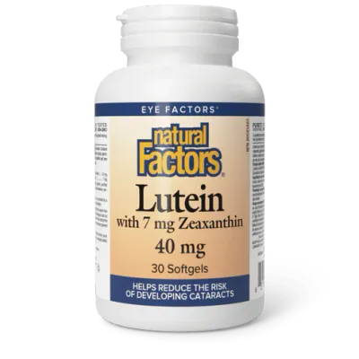 NATURAL FACTORS LUTEIN 40MG 30 CAPS
