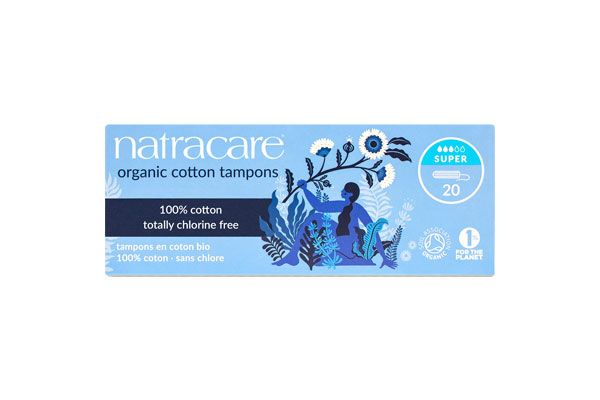 NATRACARE TAMPONS - SUPER - NO APPLICATOR 20 COUNT