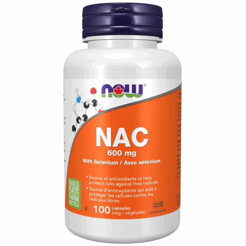 NOW NAC 600MG 100 CAPS