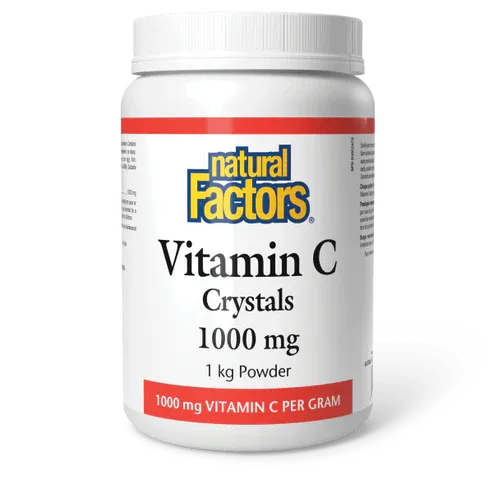 NATURAL FACTORS VITAMIN C CRYSTALS 1000MG POWDER 1 KG