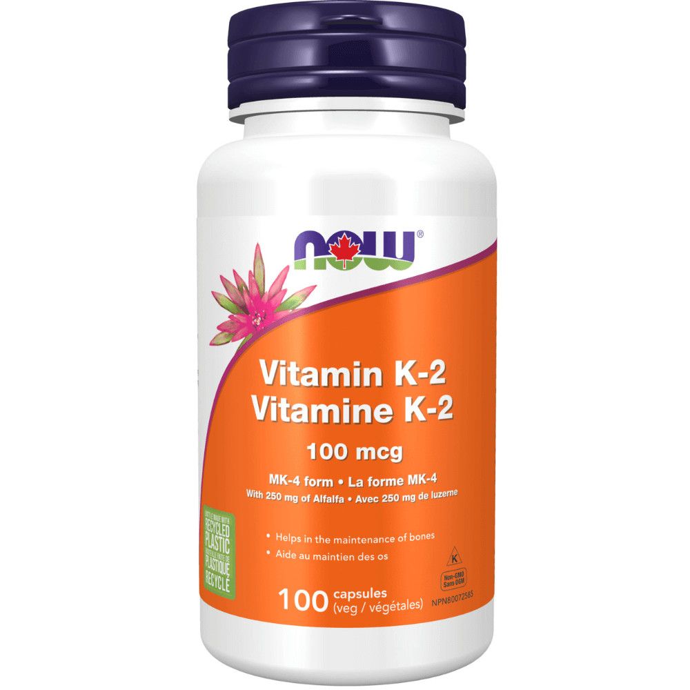 NOW VITAMIN K2 100VCAPS