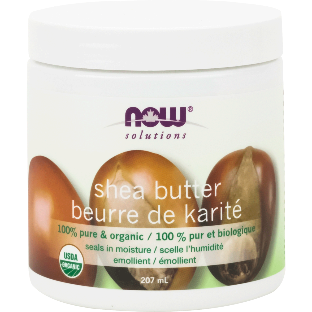 NOW ORGANIC SHEA BUTTER 207ML