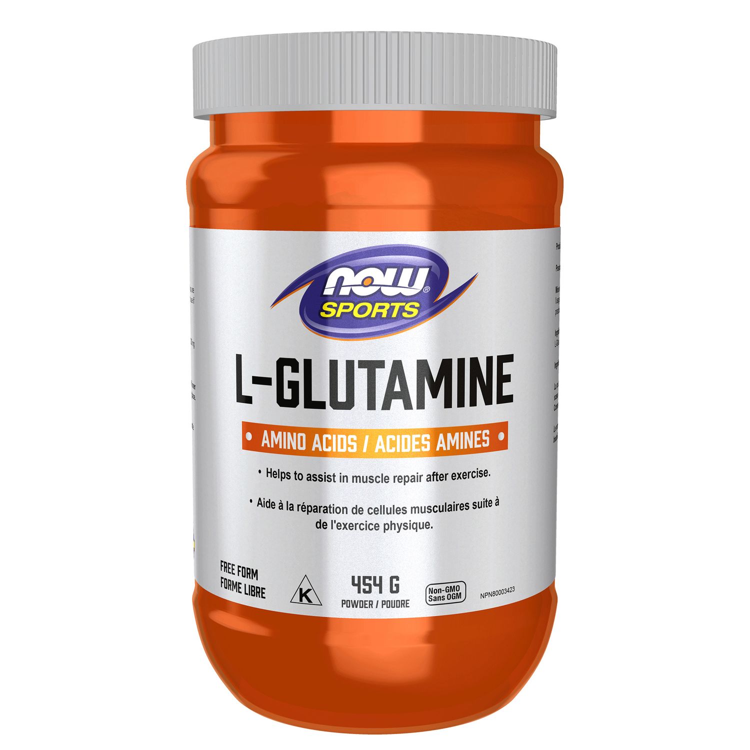 NOW L-GLUTAMINE POWDER 454G