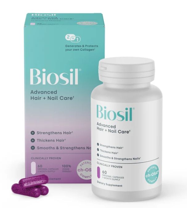 BIOSIL ADVANCED HAIR + NAIL CARE 5mg 120 VEGICAPS