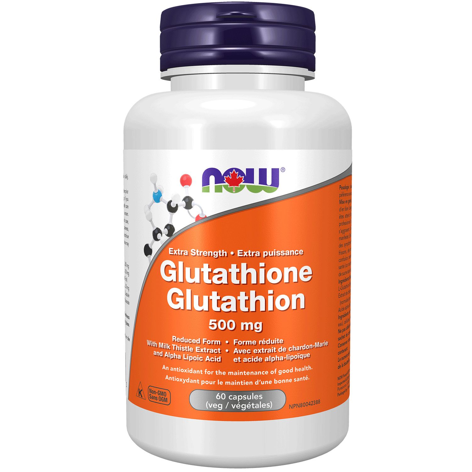 NOW GLUTATHIONE 500MG 60CAPS