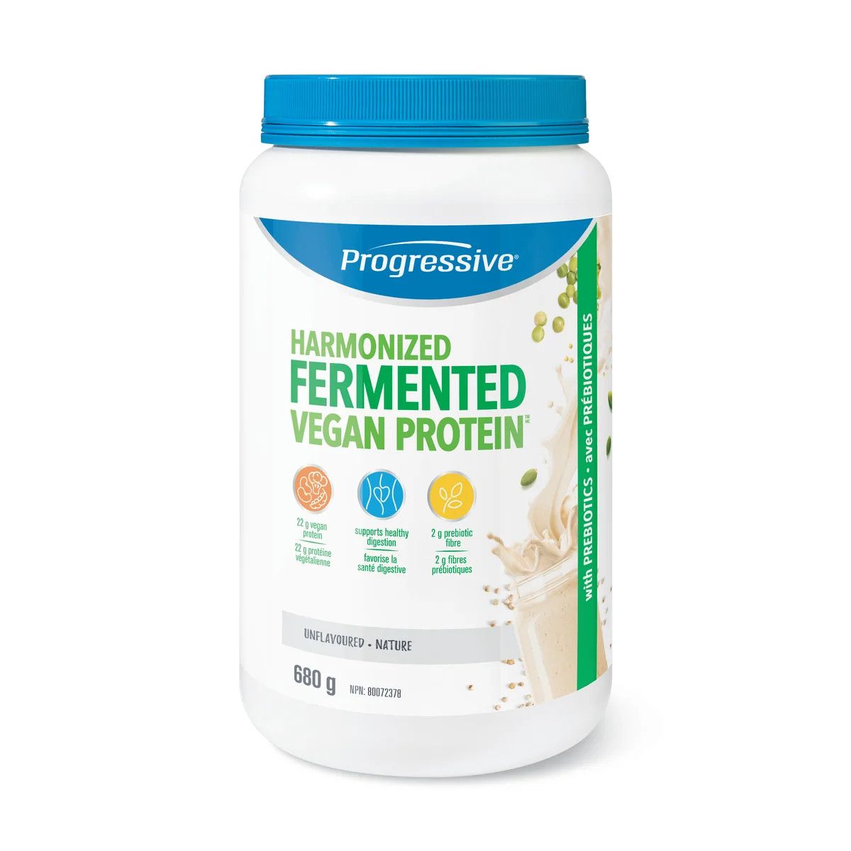 PROGRESSIVE HARMONIZED FERMENTED VEGAN PROTEIN UNFLAVORED 680G