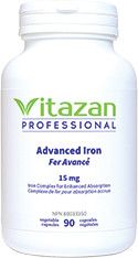 VITAZAN ADVANCED IRON (15MG HIGH ABSORPTION) 90 VEGICAPS