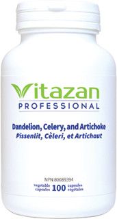 VITAZAN DANDELION ROOT AND CELERY SEED 100 VEGICAPS
