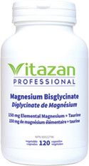 VITAZAN MAGNESIUM BISGLYCINATE 150MG with TAURINE 120 VEGICAPS
