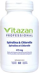 VITAZAN SPIRULINA AND CHLORELLA (ORGANIC) 60 VEGICAPS