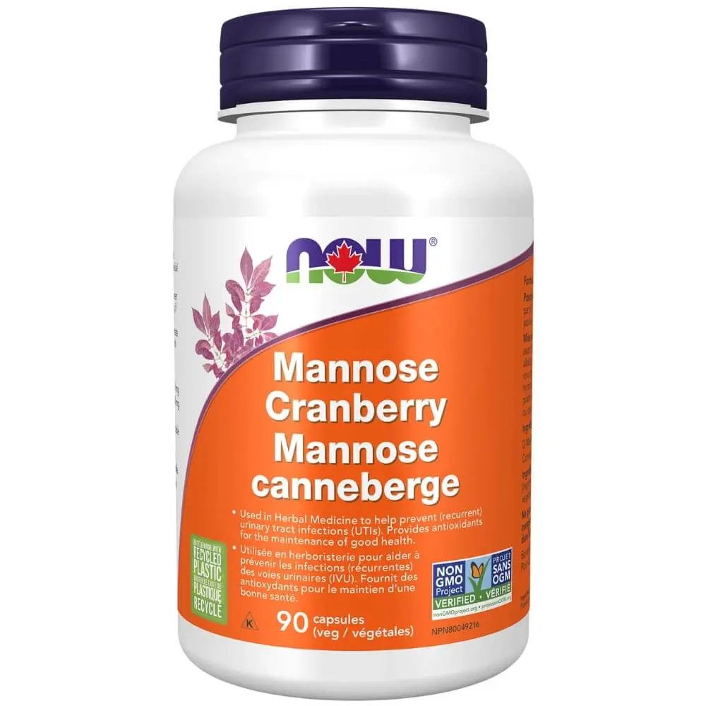 NOW MANNOSE CRANBERRY 450MG / 250MG 90 VCAP