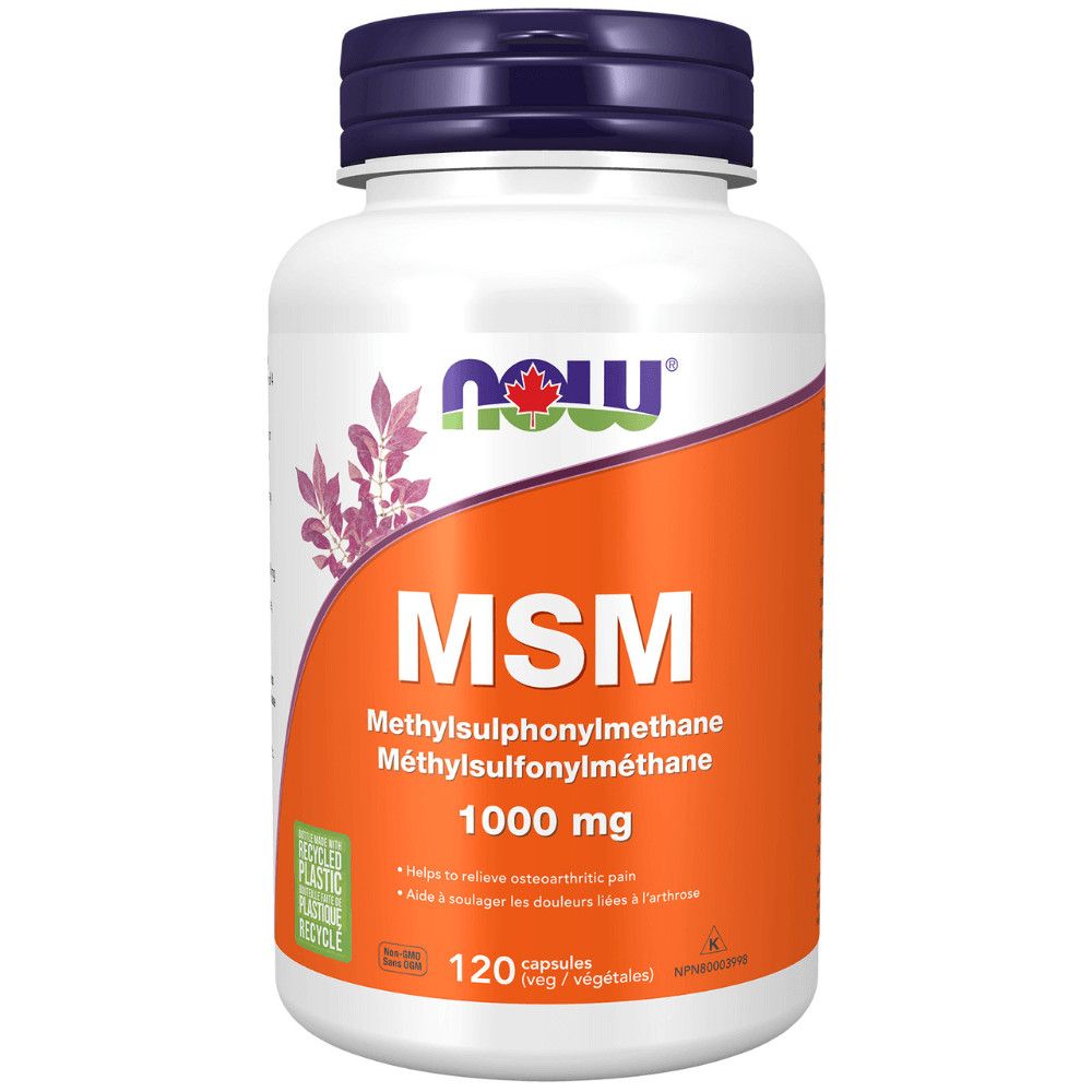 NOW MSM 1000MG 120 VEGICAPS