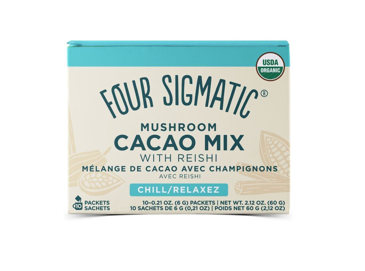 FOUR SIGMATIC MUSHROOM CACAO MIX WITH REISHI (CHILL) -10 PACK BOX
