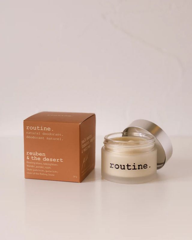 ROUTINE REUBEN AND THE DARK AND STORMY DEODORANT 58ML (MAGNESIUM &amp; REDUCED BAKING SODA)