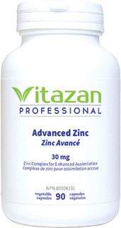 VITAZAN ADVANCED ZINC 30MG 90 CAPS