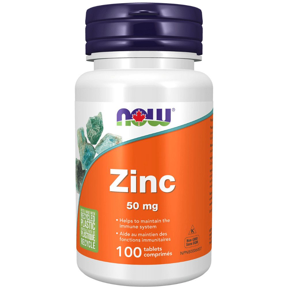 NOW ZINC GLUCONATE 50MG 100 TAB
